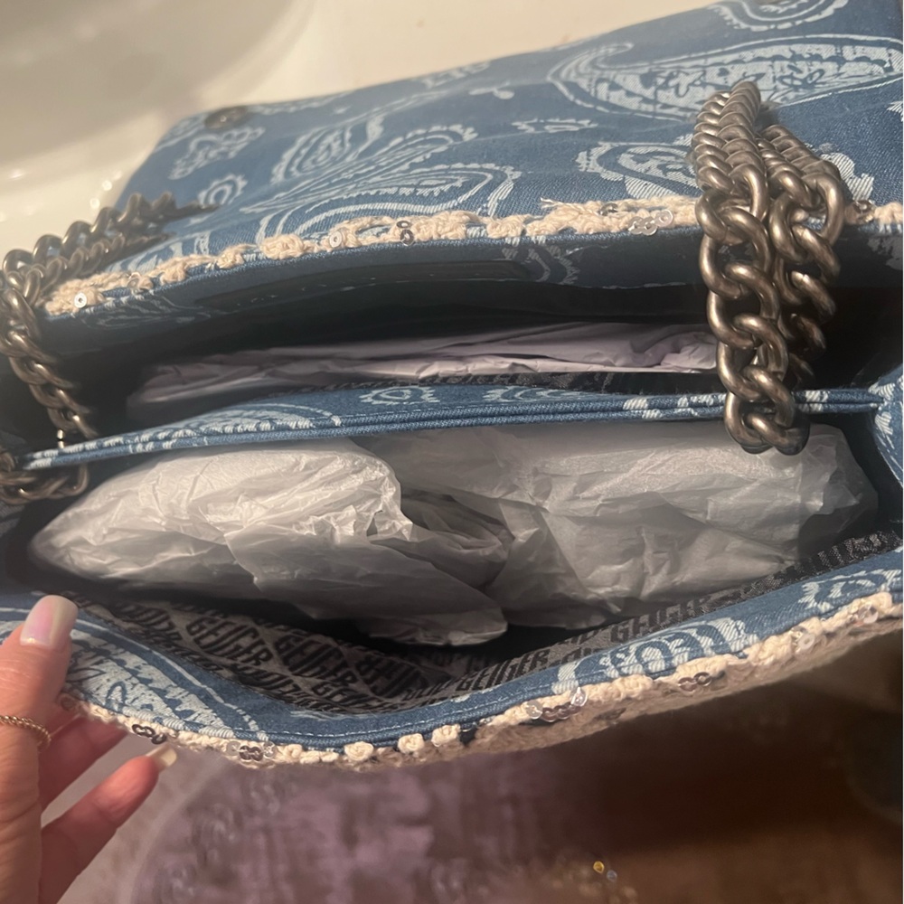 Kurt Geiger Blue and White Crossbody Bag - NWOT - Picture 5 of 10